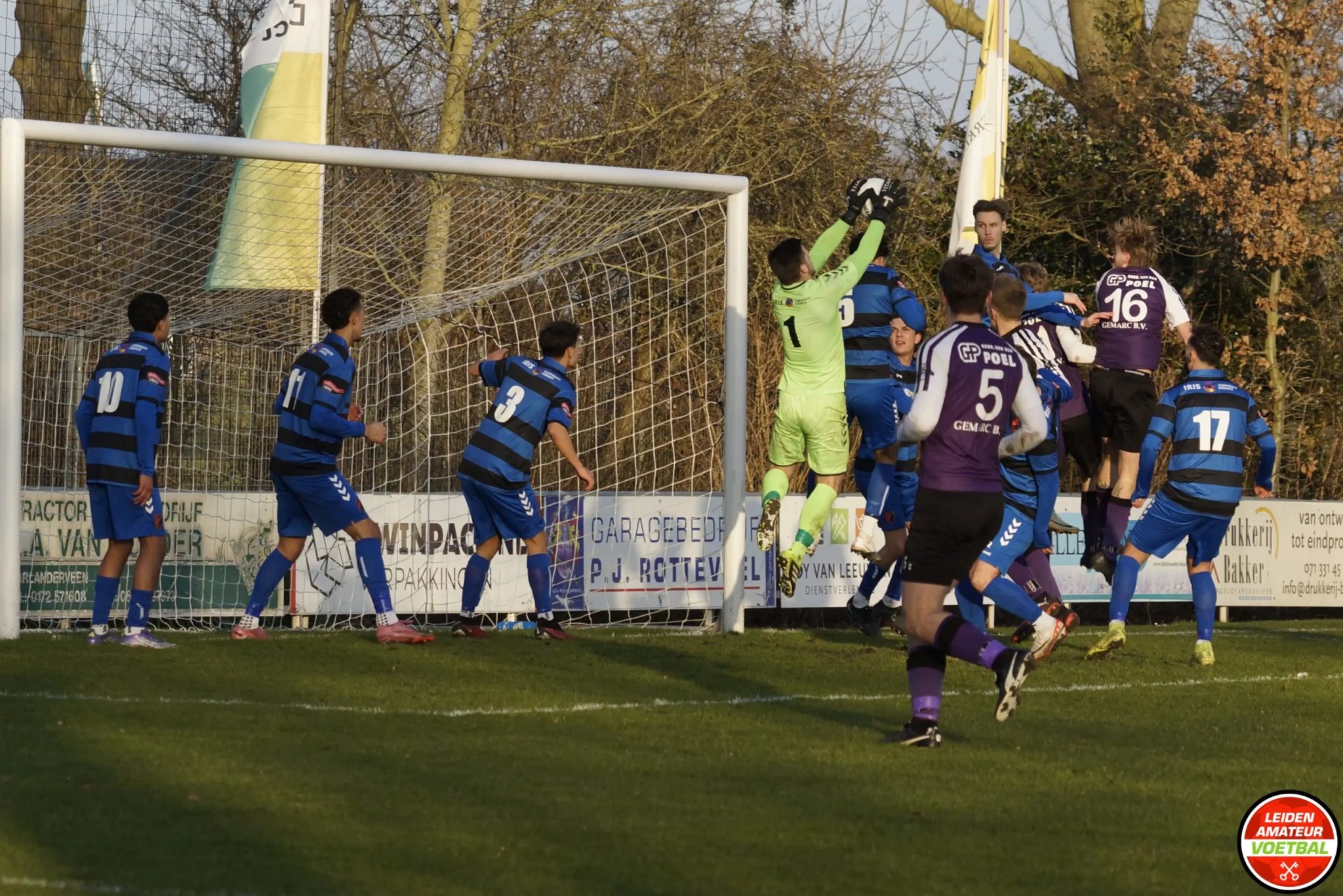 Olympia geeft vroege voorsprong uit handen en verliest in Rijpwetering.