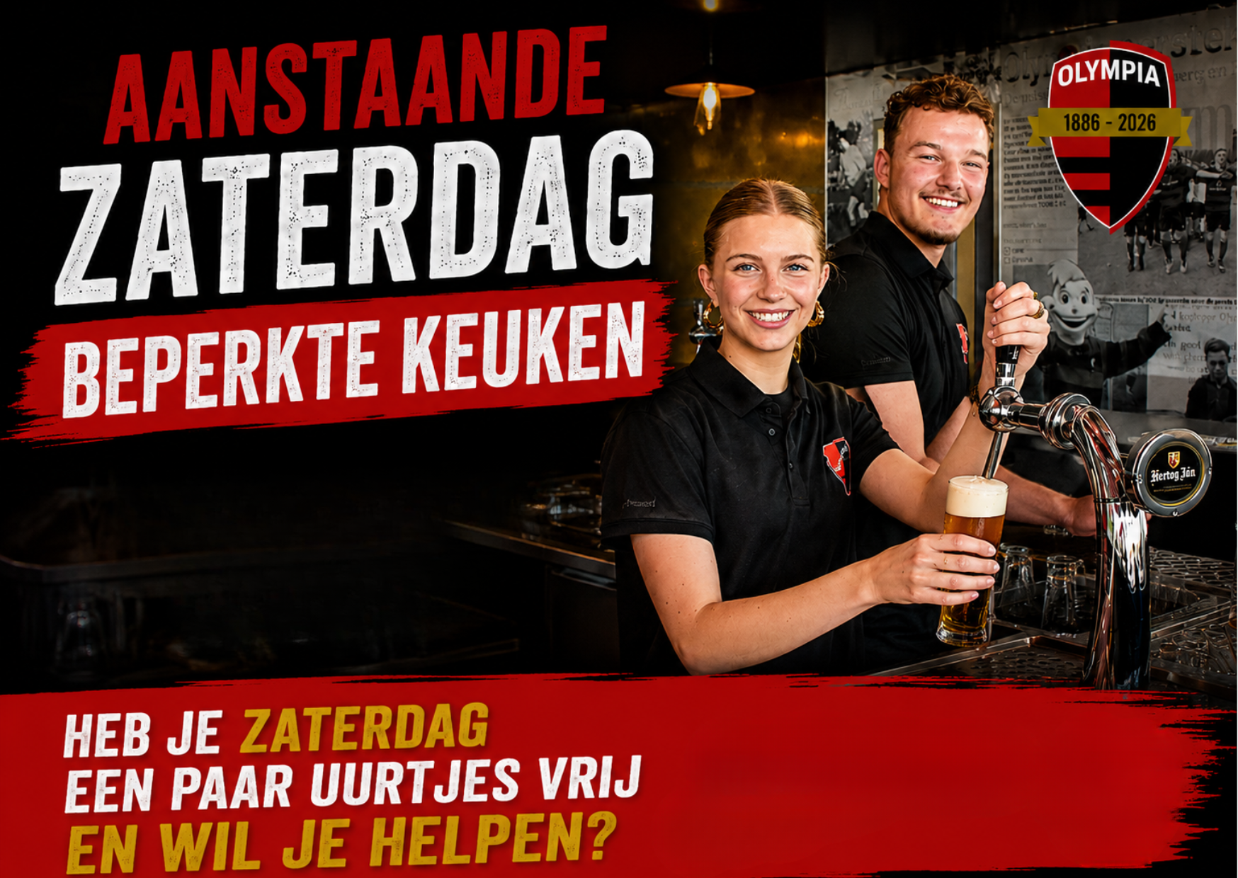 Zaterdag 5 september aangepaste keuken.  Help je mee?