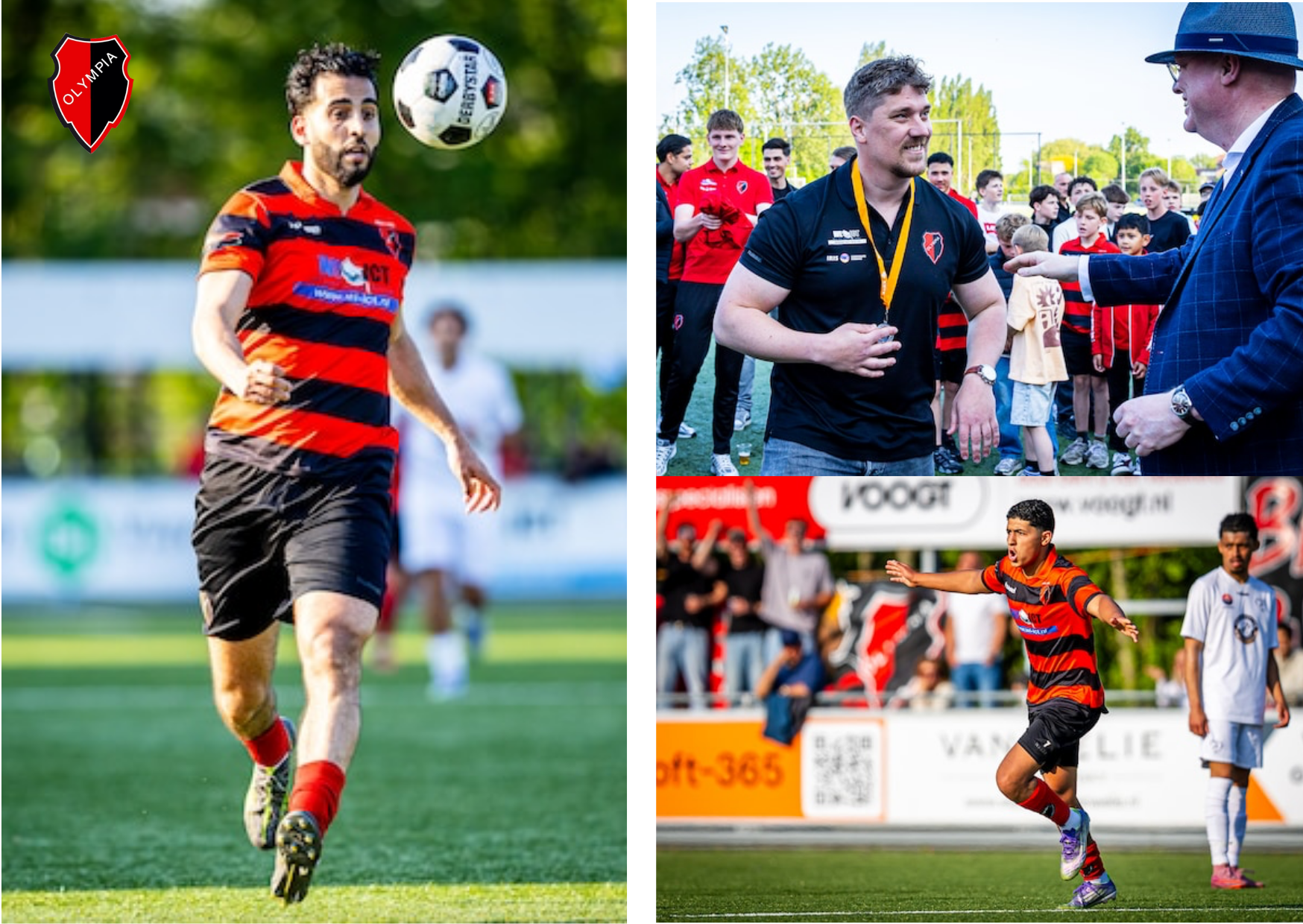Drie keer Olympia in AD Elftal van het Seizoen