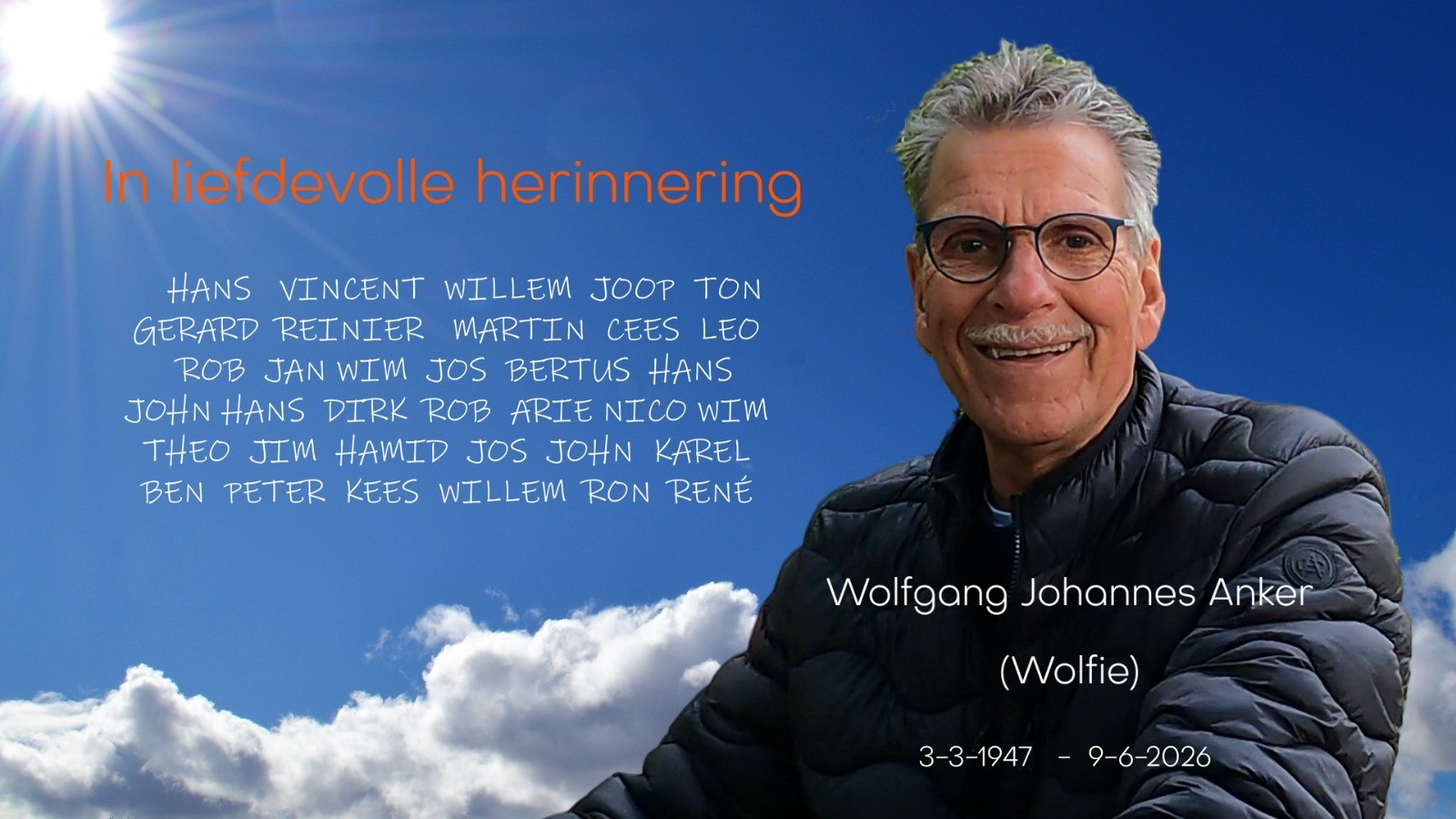 In memoriam oud-Olympiaan Oldstars 1886-speler Wolfgang Johannes (Wolf) Anker