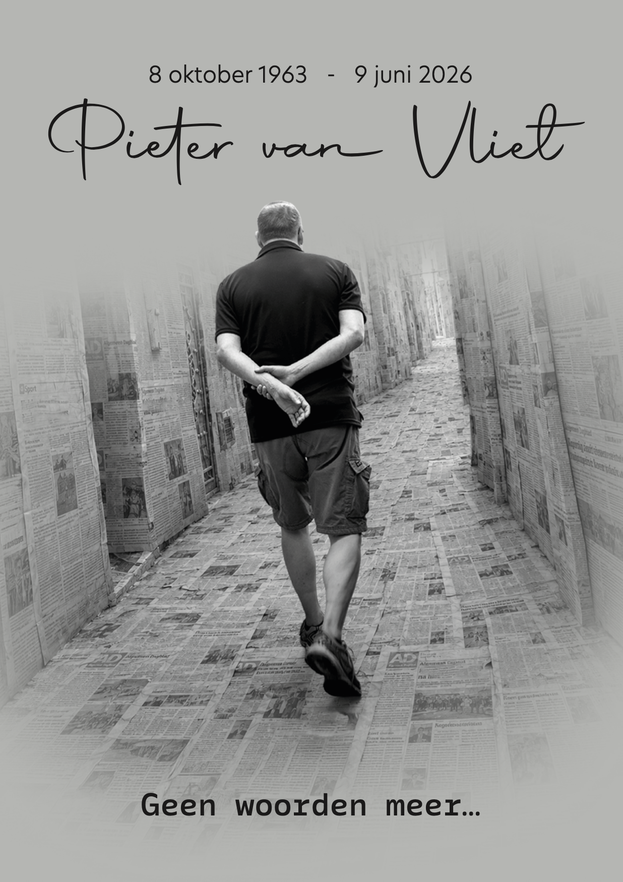 In memoriam Pieter van Vliet