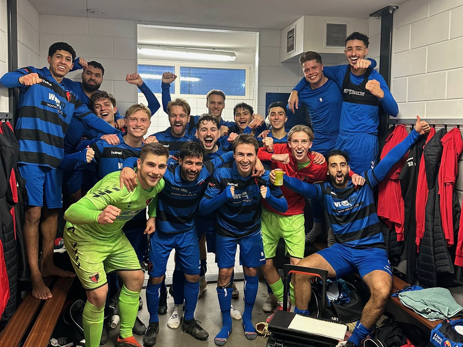 Olympia houdt stand tegen Meerburg en gaat met winst de winterstop in.