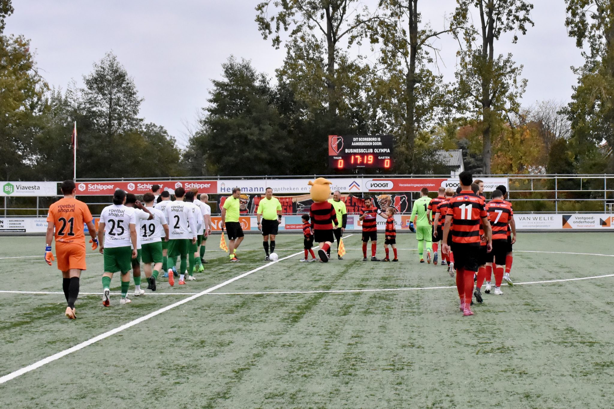 Olympia overtuigt en pakt koppositie!