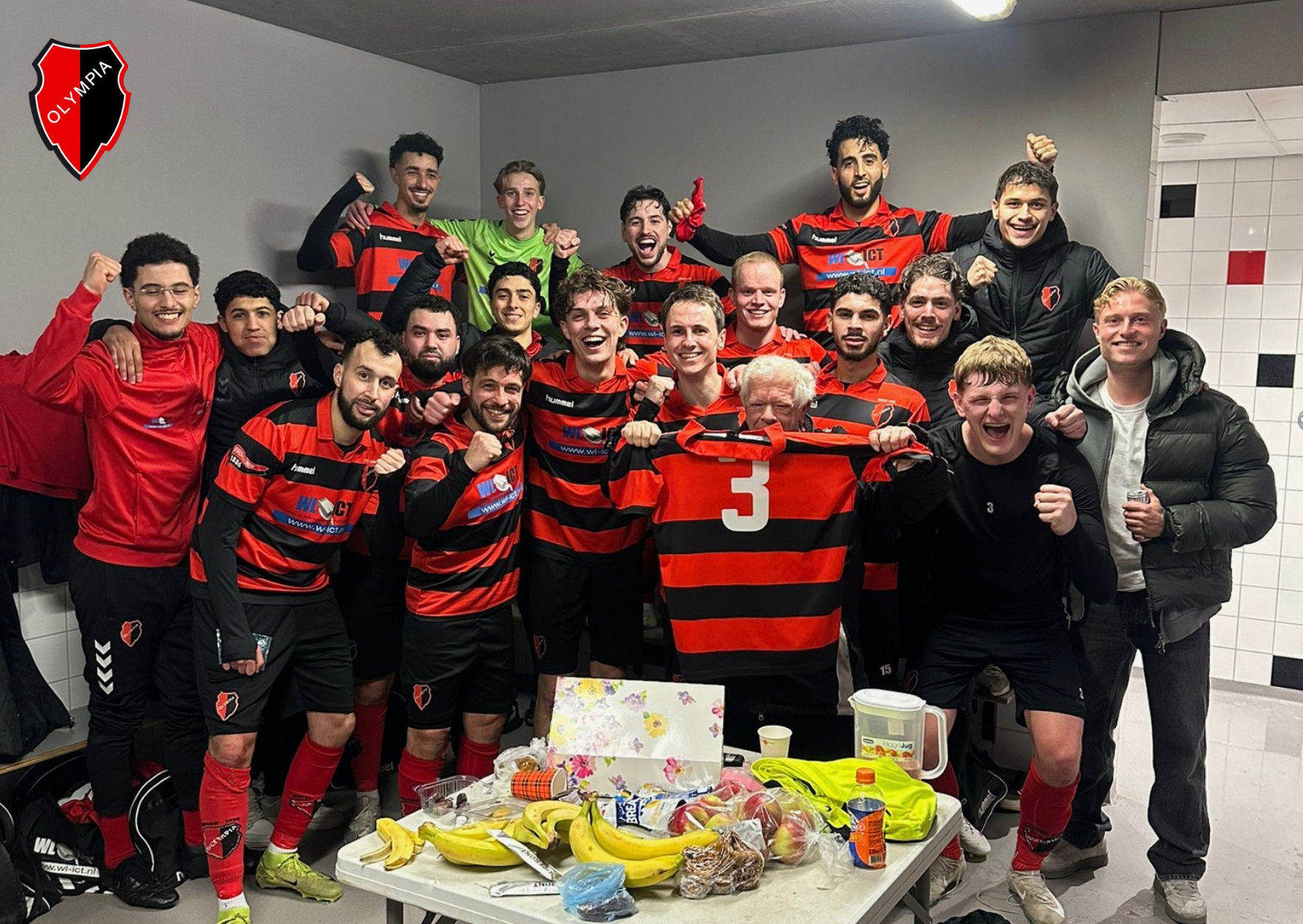 Olympia pakt drie punten in spannende herstart van de competitie.