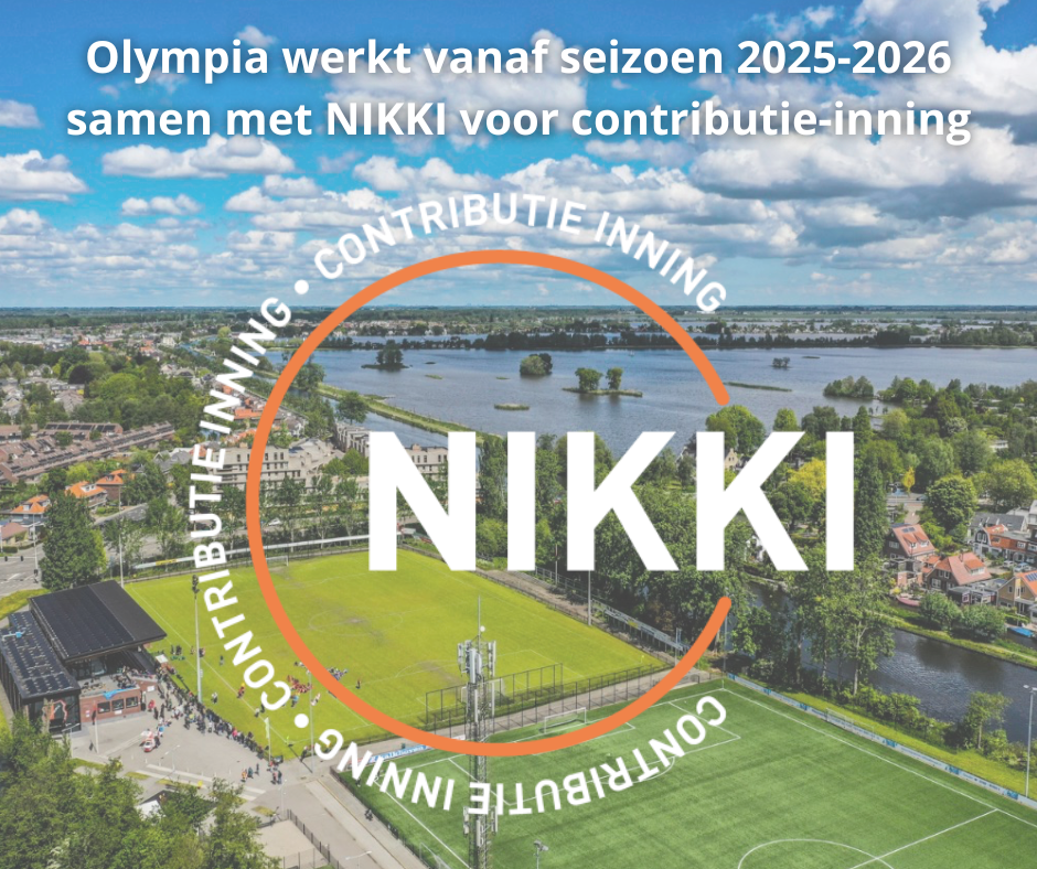 Olympia werkt vanaf seizoen 2025-2026 samen met NIKKI voor contributie-inning