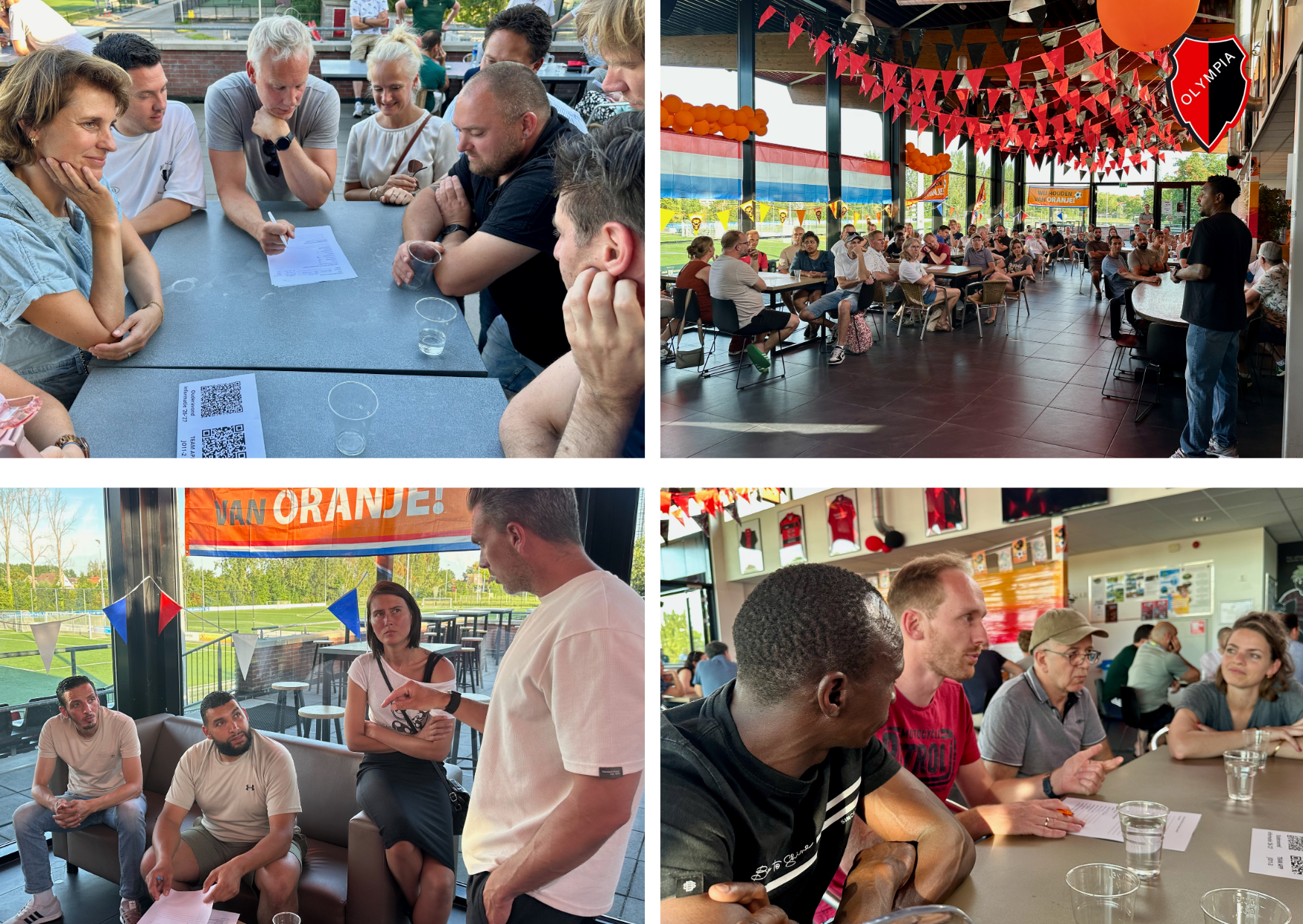 Succesvolle start van het seizoen tijdens de eerste Olympia Oudercafés