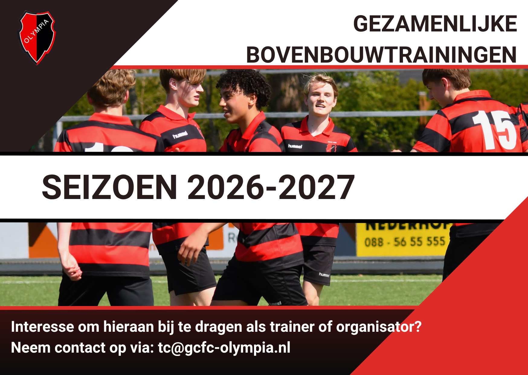 Bovenbouw Olympia gaat het anders doen